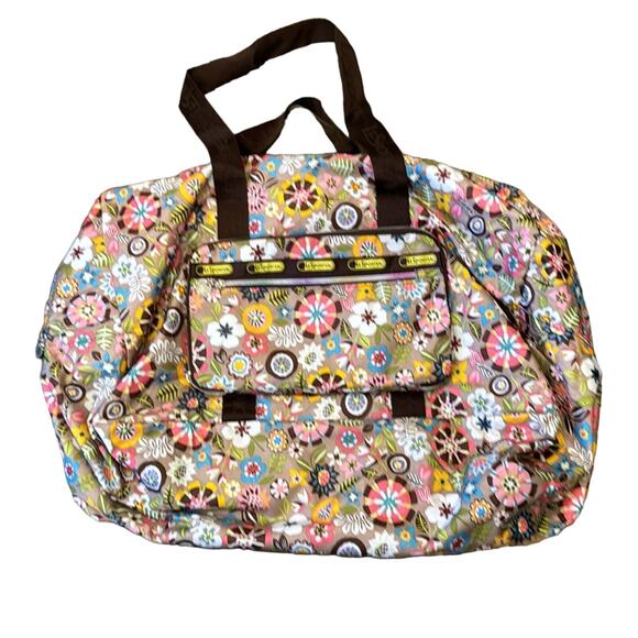 NWOT Tokidoki for LeSportsac Duffle Weekender Multi Floral Bag - Picture 3 of 16